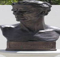 Adam Lindsay Gordon Bronze Bust - Accommodation Ballina