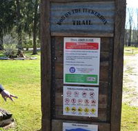 Dog on the Tucker Box Recreational Trail - Accommodation Ballina