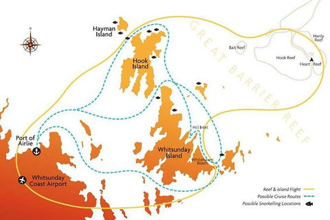 Reef And Island Scenic Flight From Airlie Beach - Accommodation Ballina 15