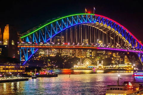Vivid 90-Minute Sydney Harbour Intimate Catamaran Cruise With Canapes - Accommodation Ballina 0