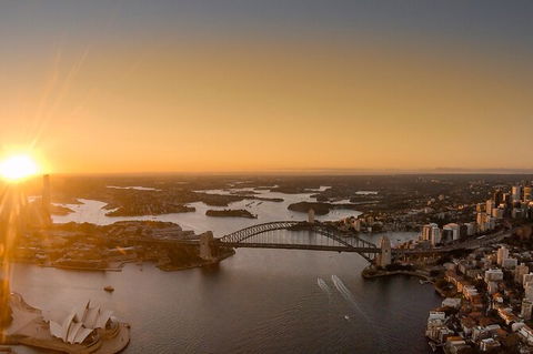 Private Sunset Helicopter Flight Over Sydney & Beaches For 2 Or 3 - 30 Minutes - Accommodation Ballina 1