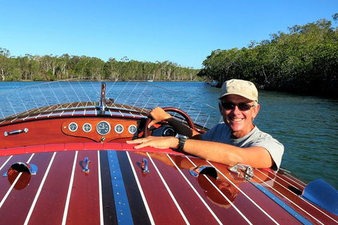 Noosa River Cruise For 3 To 4 People On A Classic Mahogany Speed Boat - 90 Min. - Accommodation Ballina 10