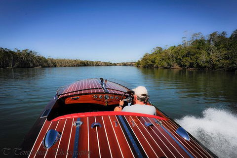 Noosa River Cruise For 3 To 4 People On A Classic Mahogany Speed Boat - 90 Min. - Accommodation Ballina 13