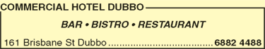 Commercial Hotel Dubbo - Accommodation Ballina 7
