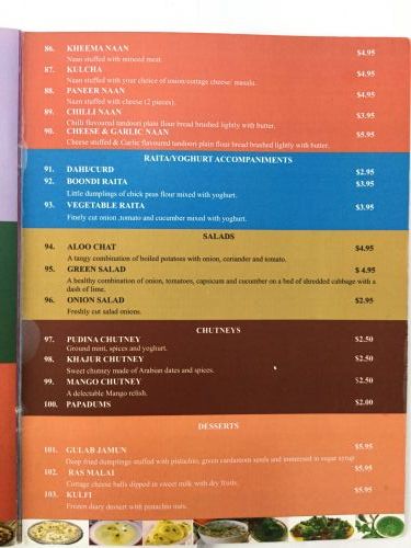 Bombay Kitchen - Accommodation Ballina 3