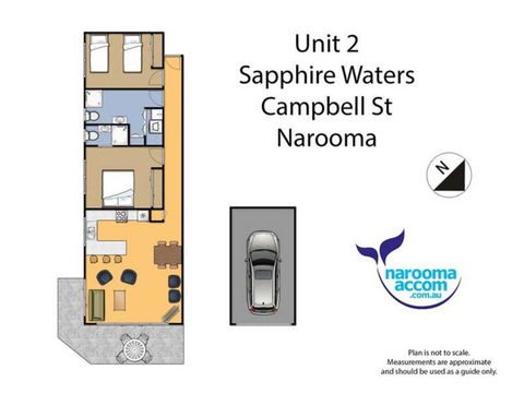 Sapphire Waters Unit 2 - Accommodation Ballina 1