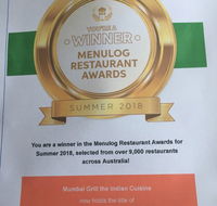Mumbai The Indian Cuisine - Accommodation Ballina