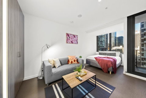 A Stylish & Comfy CBD Studio Near Southern Cross - Accommodation Ballina 0