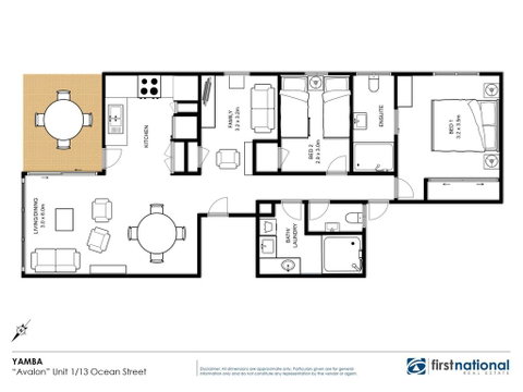 Avalon 1 - Overlooking Beautiful Convent Beach - Accommodation Ballina 2