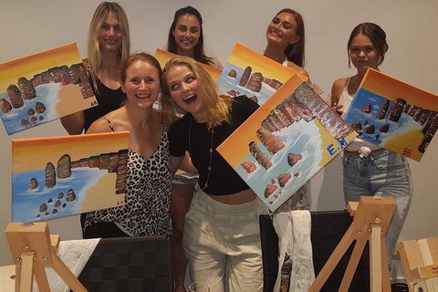 Friday Night 2 For 1 Paint And Sip Art Sessions - Accommodation Ballina 1