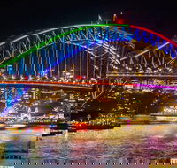 Vivid 90-Minute Sydney Harbour Intimate Catamaran Cruise with Canapes - Accommodation Ballina