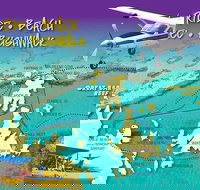 Scenic Flight - Great Barrier Reef Heart Reef Whitehaven Beach  Hill Inlet - Accommodation Ballina