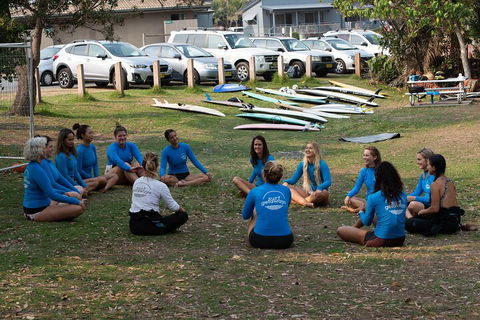 Monthly Intro / Beginner Surf Clinics For Women - Byron Bay / Lennox Head - Accommodation Ballina 4