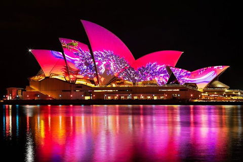Vivid 90-Minute Sydney Harbour Small Group Catamaran Cruise - Accommodation Ballina 1