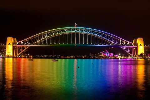 Vivid 90-Minute Sydney Harbour Small Group Catamaran Cruise - Accommodation Ballina 3